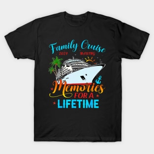 Family Cruise 2024 Making Memories For A Lifetime Beach T-Shirt